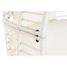 Poltrona da giardino DKD Home Decor 90 x 65 x 151 cm Metallo rattan sintetico Bianco