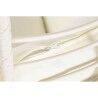 Poltrona da giardino DKD Home Decor 90 x 65 x 151 cm Metallo rattan sintetico Bianco