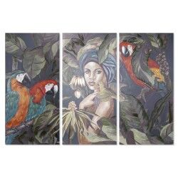 Quadro DKD Home Decor 90 x 3 x 190 cm Coloniale (3 Unità)
