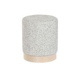 Poggiapiedi DKD Home Decor 32 x 32 x 38 cm Scandi Grigio chiaro