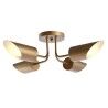 Lampadario DKD Home Decor Dorato Metallo 50 W 70 x 70 x 20 cm