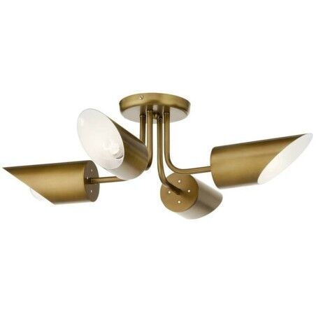 Lampadario DKD Home Decor Dorato Metallo 50 W 70 x 70 x 20 cm