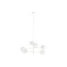 Lampadario DKD Home Decor 96 x 73 x 50 cm Cristallo Metallo Bianco 50 W