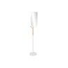 Attaccapanni da Terra Home ESPRIT Bianco Naturale Legno Metallo Scandi 33 x 33 x 185 cm