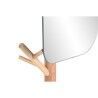 Attaccapanni da Terra Home ESPRIT Nero Naturale Legno Metallo Scandi 33 x 33 x 185 cm