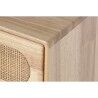 Cassettiera DKD Home Decor Naturale Metallo Legno d'albero della gomma 40 x 30 x 63 cm