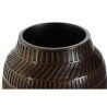 Vaso Home ESPRIT Marrone Nero Resina Coloniale 19 x 19 x 21 cm