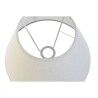Paralume Home ESPRIT Lino Metallo 45 x 45 x 21 cm (2 Unità)