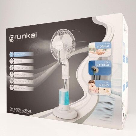 Ventilatore Nebulizzatore da Terra Grunkel FAN-16NEBULIZADOR Bianco 75 W
