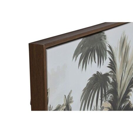 Set di 3 quadri Home ESPRIT Tropicale 180 x 4 x 120 cm (3 Pezzi)