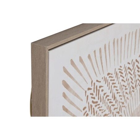 Quadro Home ESPRIT Mandala Scandinavo 100 x 4 x 100 cm (2 Unità)