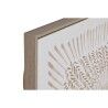 Quadro Home ESPRIT Mandala Scandinavo 100 x 4 x 100 cm (2 Unità)