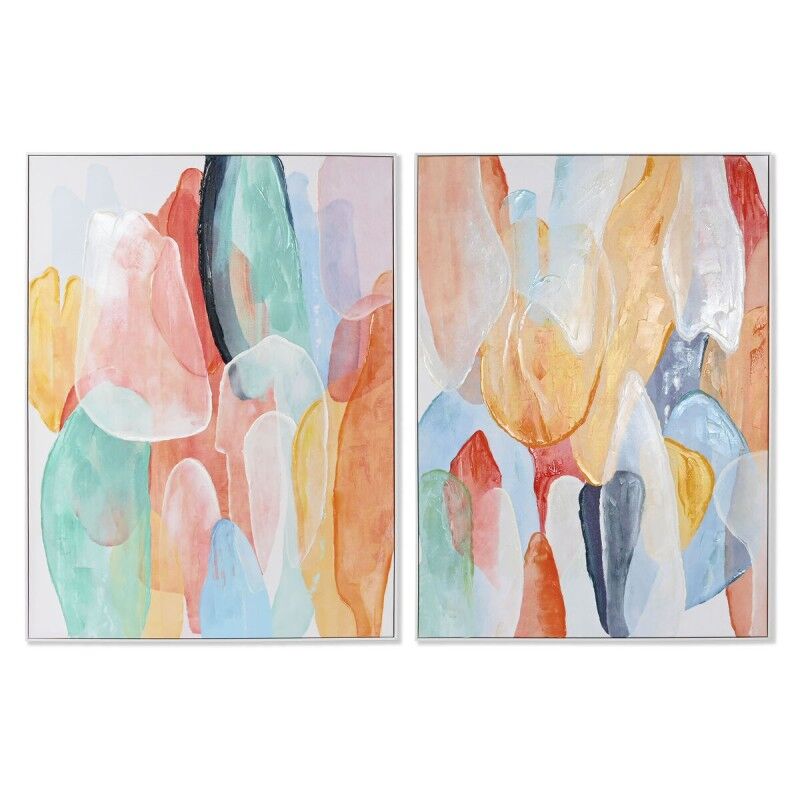 Quadro Home ESPRIT Astratto Moderno 90 x 3,5 x 120 cm (2 Unità) Quadro Home ESPRIT Astratto Moderno 90 x 3,5 x 120 cm (2 Unità)