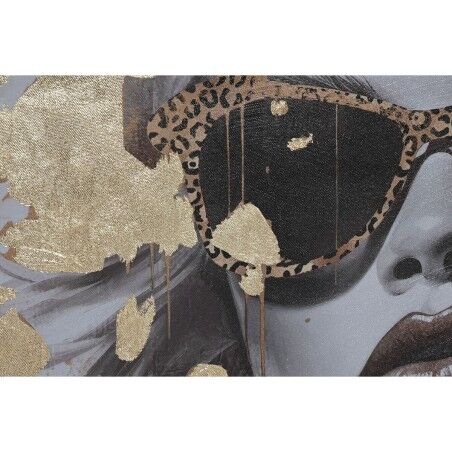 Quadro Home ESPRIT Dorato chica 70 x 3,5 x 70 cm (2 Unità)