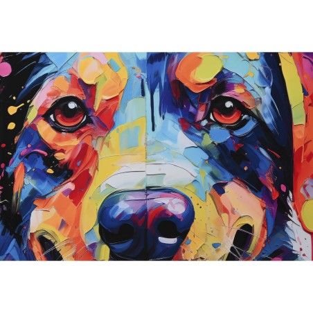 Quadro Home ESPRIT Moderno Cane 80 x 3 x 80 cm (2 Unità)