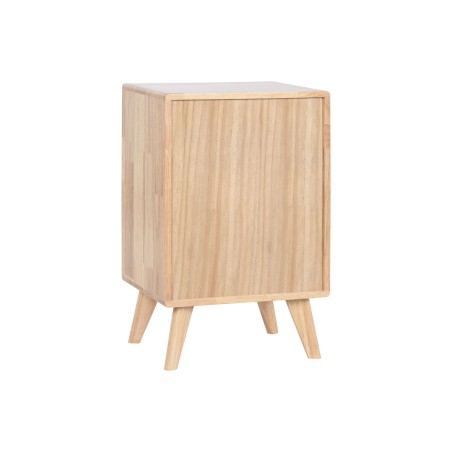 Cassettiera Home ESPRIT Naturale Metallo Legno d'albero della gomma 40 x 30 x 63 cm