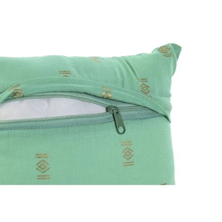 Cuscino Home ESPRIT Verde Beige Corallo 30 x 10 x 20 cm (3 Unità)