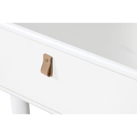 Tavolino da Caffè Home ESPRIT Bianco Naturale Poliuretano Legno MDF 120 x 60 x 40 cm