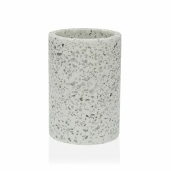 Portaspazzolini da Denti Versa Bianco Resina (7,3 x 10,4 x 7,3 cm)