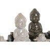 Bruciatore Home ESPRIT Ceramica Legno MDF Buddha 24 x 8 x 14 cm (2 Unità)
