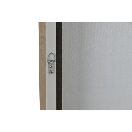 Quadro Home ESPRIT Bianco Verde Beige Grigio scuro polistirene Tela Righe Città (2 Unità)