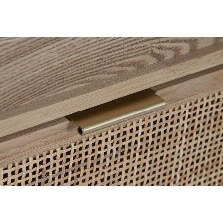 Cassettiera Home ESPRIT Rattan Abete Tropicale 52 x 35 x 100 cm