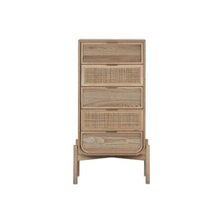 Cassettiera Home ESPRIT Rattan Abete Tropicale 52 x 35 x 100 cm