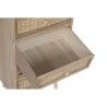 Cassettiera Home ESPRIT Naturale Rattan Legno di paulownia 40 x 30 x 104 cm