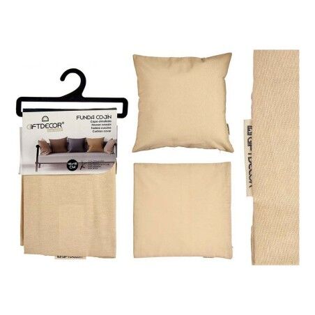 Fodera per cuscino Crema Beige 45 x 0,5 x 45 cm 60 x 0,5 x 60 cm