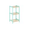 Scaffale da Bagno Berilo WR5503-3-466 Naturale Menta 35 x 30 x 70 cm