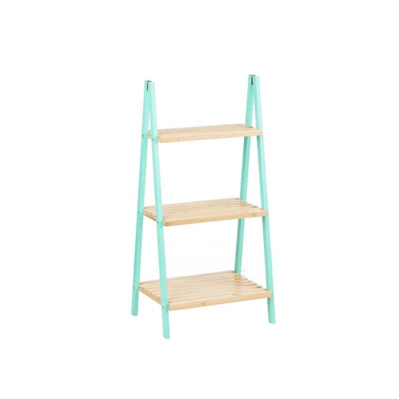 Scaffale da Bagno Berilo WR5504-3-432 Naturale Menta 40,3 x 81,5 x 30 cm