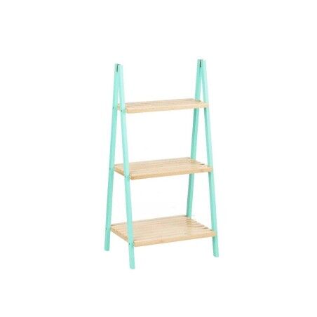 Scaffale da Bagno Berilo WR5504-3-432 Naturale Menta 40,3 x 81,5 x 30 cm