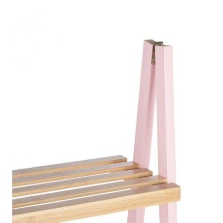 Scaffale da Bagno Berilo WR5504-4-429 Rosa Naturale 40 x 109,3 x 30 cm