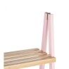 Scaffale da Bagno Berilo WR5504-4-429 Rosa Naturale 40 x 109,3 x 30 cm