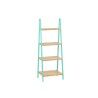 Scaffale da Bagno Berilo WR5504-4-427 Naturale Menta 40 x 109,3 x 30 cm