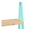 Scaffale da Bagno Berilo WR5504-4-427 Naturale Menta 40 x 109,3 x 30 cm