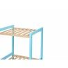 Scaffale da Bagno Berilo WR5503-4-462 Azzurro Naturale 35 x 30 x 100 cm