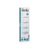 Scaffale da Bagno Berilo WR5503-4-462 Azzurro Naturale 35 x 30 x 100 cm