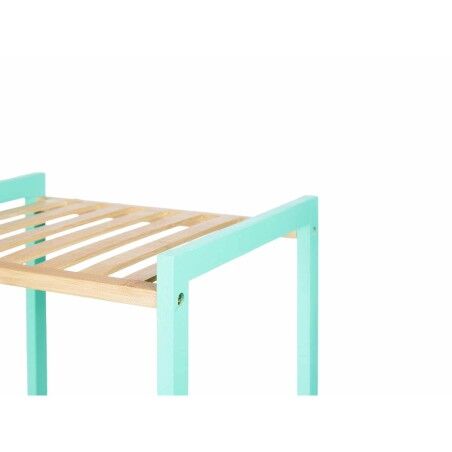 Scaffale da Bagno Berilo WR5503-4-461 Naturale Menta 35 x 30 x 100 cm