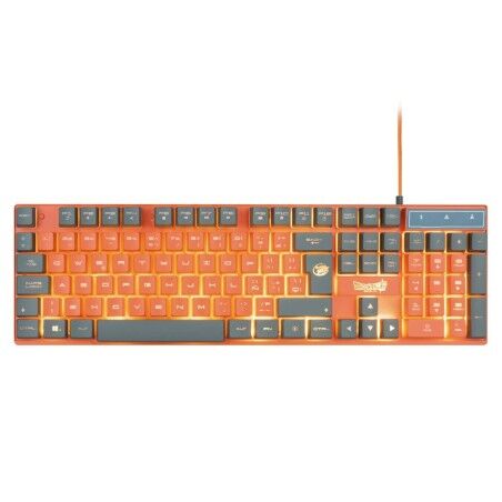 Tastiera e Mouse FR-TEC Dragon Ball Qwerty in Spagnolo Arancio