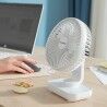 Ventilatore da Scrivania Ricaricabile Fanrec InnovaGoods Ø5,4'' 3600 mAh / 13,3 W