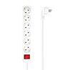 Multipresa 6 Prese con Interruttore Aisens A154-0535 Bianco (1,4 m)