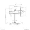 Supporto da Tavolo per Schermo Neomounts DS45-430BL16 70" 37"