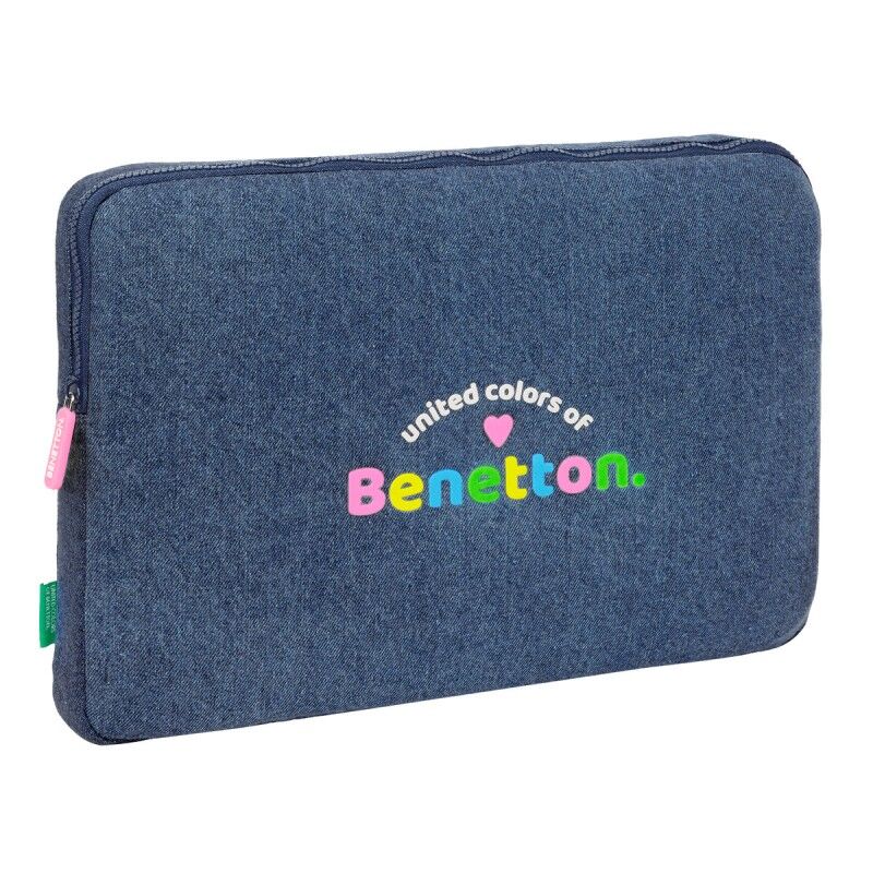 Custodia per Portatile Benetton Denim Azzurro 15,6'' 39,5 x 27,5 x 3,5 cm Custodia per Portatile Benetton Denim Azzurro 15,6'' 39,5 x 27,5 x 3,5 cm