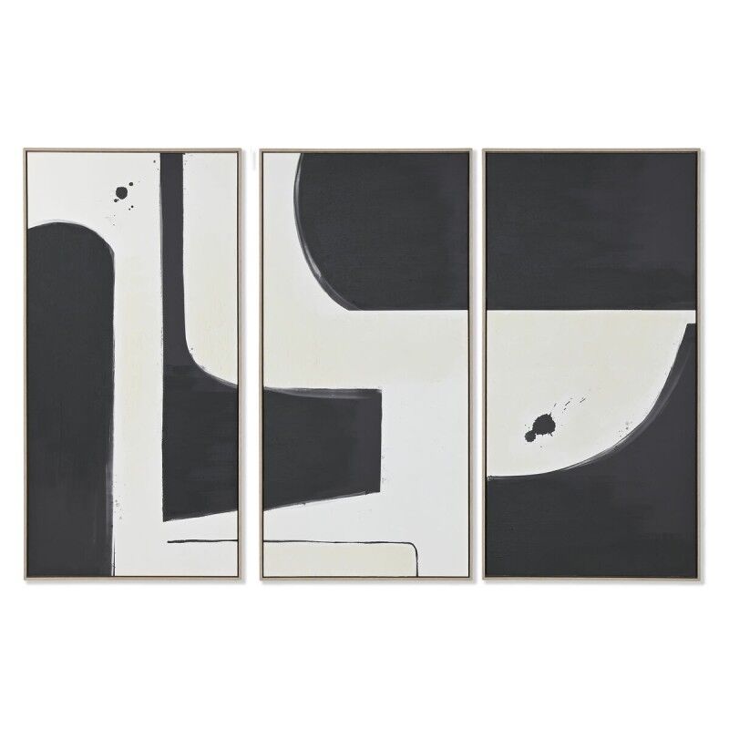 Set di 3 quadri Home ESPRIT Bianco Nero Moderno Città 180 x 4 x 120 cm (3 Pezzi) Set di 3 quadri Home ESPRIT Bianco Nero Moderno Città 180 x 4 x 120 cm (3 Pezzi)