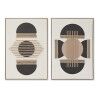 Quadro 3D Home ESPRIT Boho 63 x 4,3 x 93 cm (2 Unità)