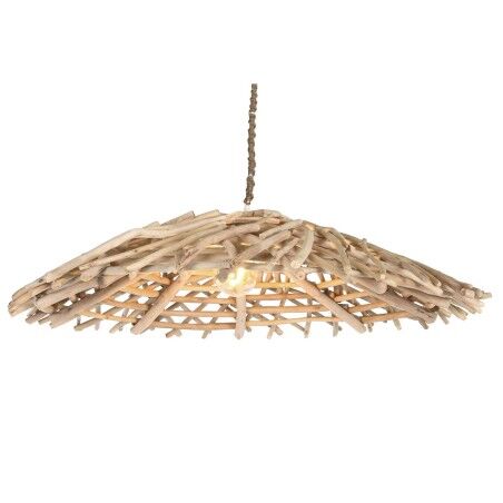Lampadario Home ESPRIT Naturale Legno Legno di eucalipto 50 W 100 x 100 x 18 cm