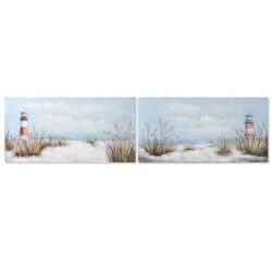 Quadro Home ESPRIT Faro Mediterraneo 140 x 3 x 70 cm (2 Unità)