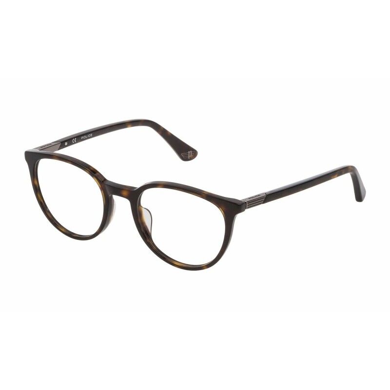 Montatura per Occhiali Uomo Police VPL883N510722 Marrone Ø 51 mm Montatura per Occhiali Uomo Police VPL883N510722 Marrone Ø 51 mm