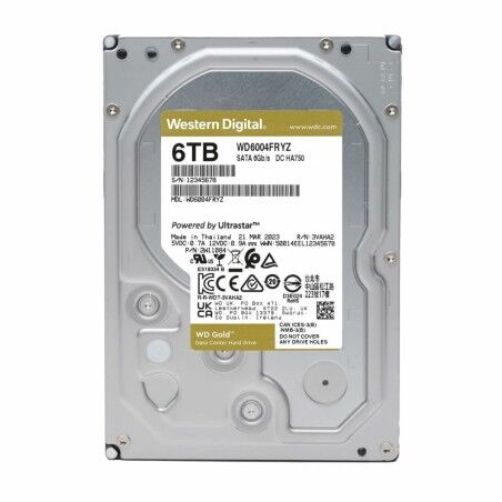 Hard Disk Western Digital WD6004FRYZ 3,5" 6 TB